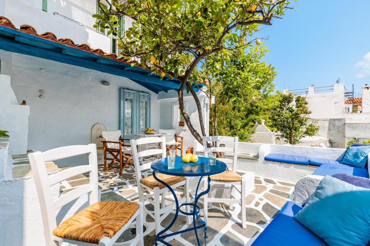 The Lemon Tree House Villa Skopelos stad Exteriör bild