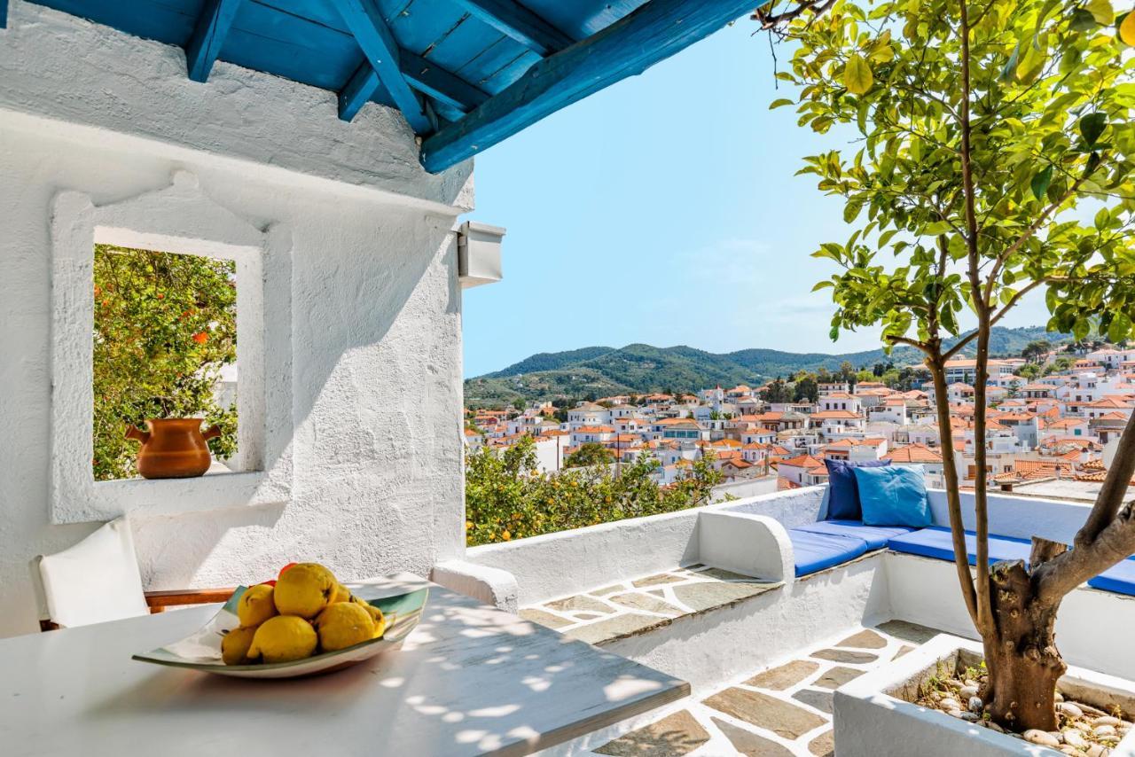 The Lemon Tree House Villa Skopelos stad Exteriör bild
