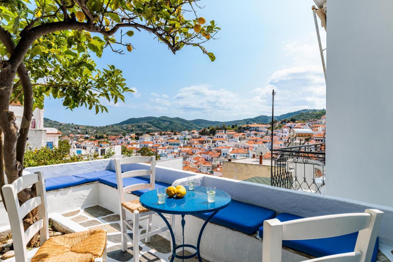 The Lemon Tree House Villa Skopelos stad Exteriör bild