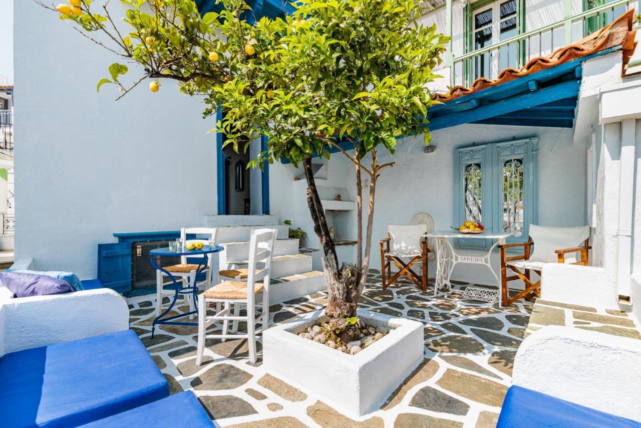 The Lemon Tree House Villa Skopelos stad Exteriör bild
