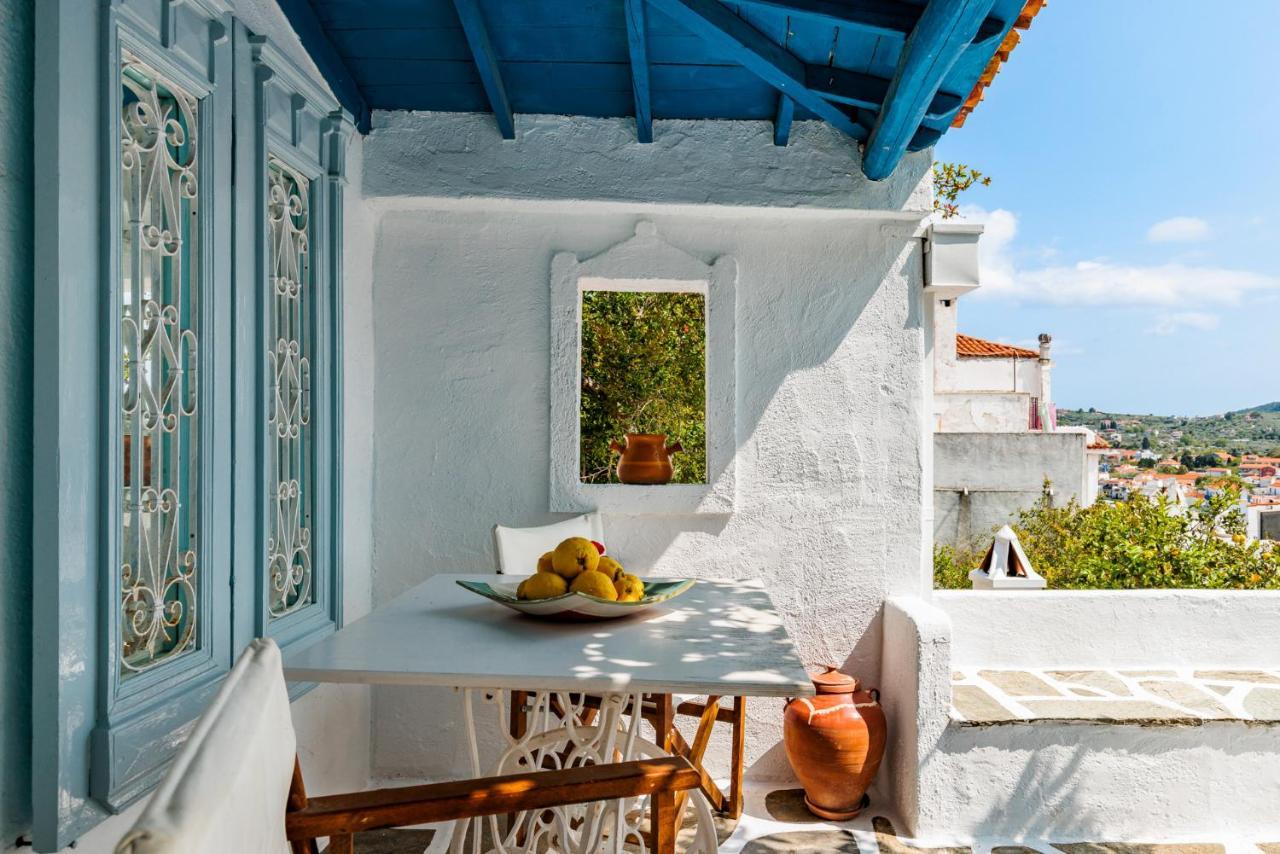 The Lemon Tree House Villa Skopelos stad Exteriör bild